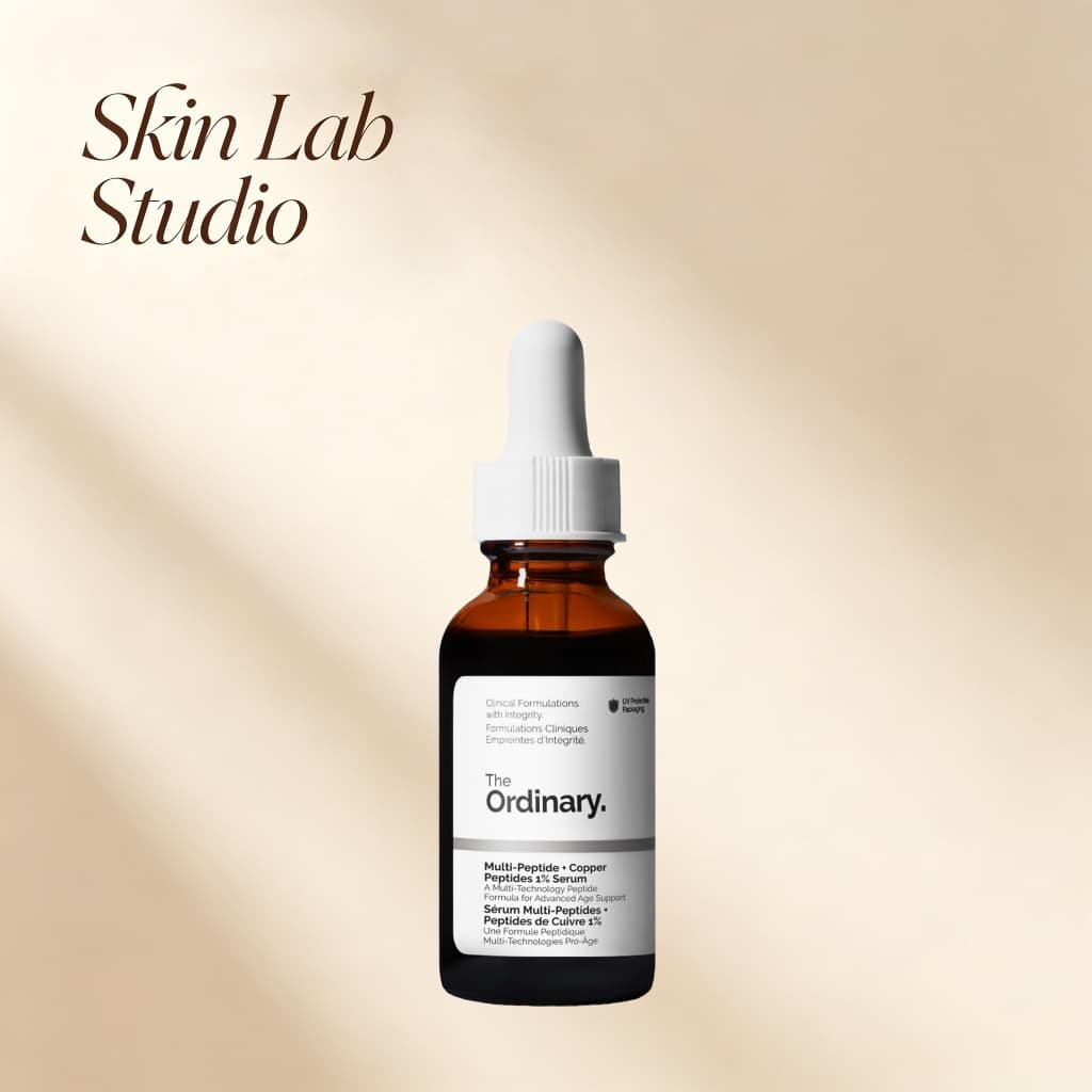 Sérum The Ordinary Multipeptídeos + Peptídeos de Cobre 1% 30ml Anti-Idade e Hidratante