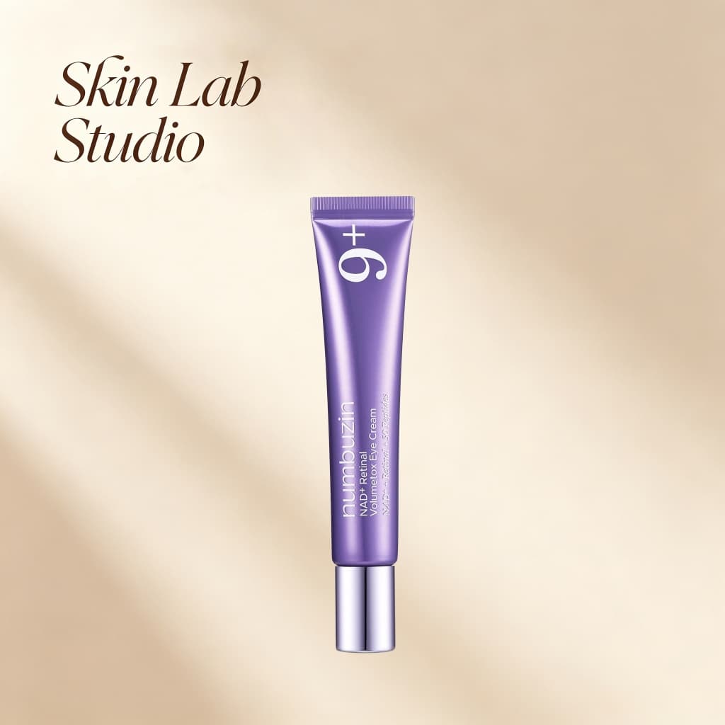 Numbuzin No.9 Creme Volumetox para Olhos com NAD+ e Retinal, Tratamento Anti-Idade, Combate Rugas, Linhas Finas