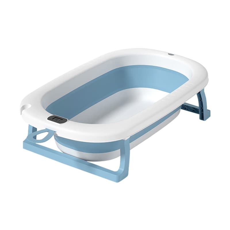 Banheira Dobrável Portátil para Bebê com Display LED Temperatura Digital Piscina Infantil Premium