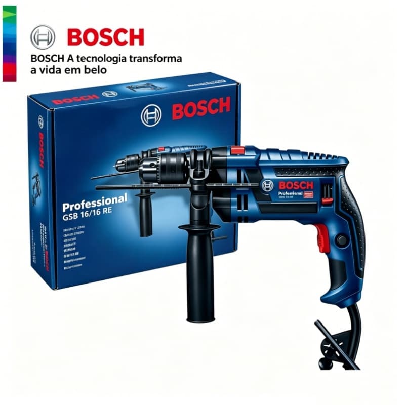 Furadeira parafusadeira Elétrica 980W Furadeira de Impacto Parafusadeira Bosch 220V Profissional Original 100%