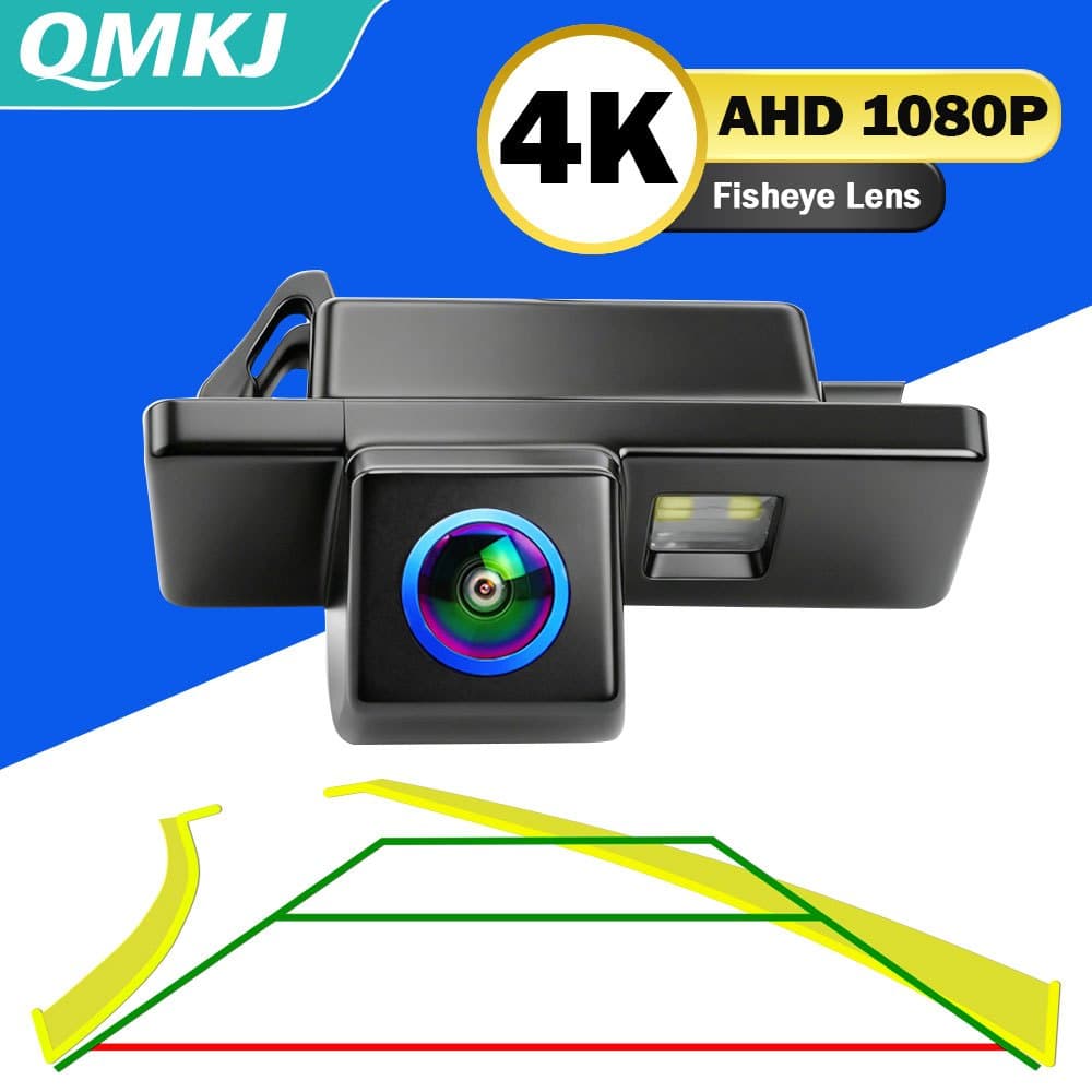 AHD Trajetória Dinâmica CCD Câmera Reversa De Visão Traseira De Carro Para Nissan QASHQAI X-TRAIL Geniss Citroen C4 C5 C