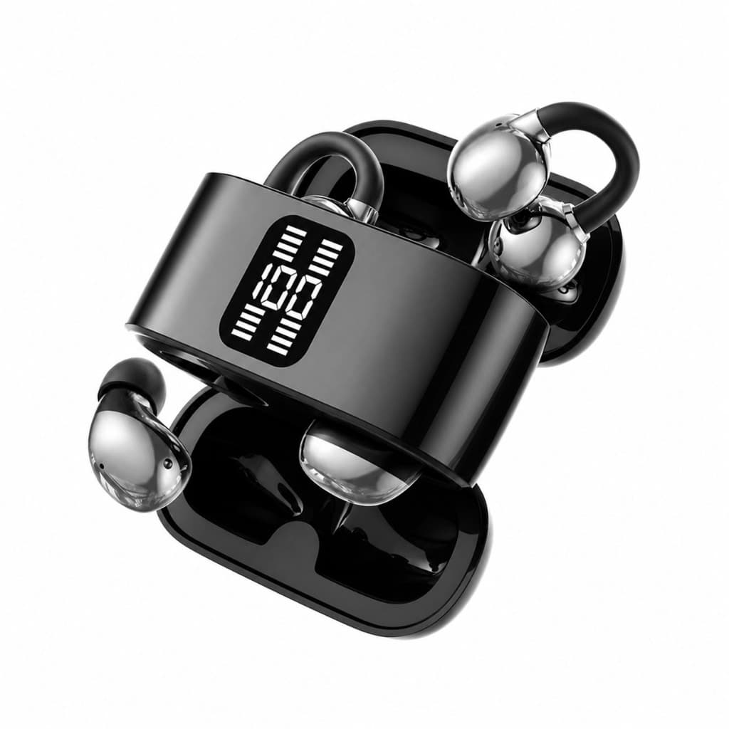 Fones De Ouvido 4 Em 1 (Clipe De + Para Dormir) Com Microfone Fone Conectado bluetooth Móvel Inteligente
