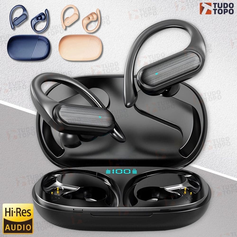 Vitog A520 Fones De Ouvido Controle Toque Bluetooth 5.3 HiFI Estéreo À Prova Dwireless Água TWS Fone Esportes Sem Fio Co
