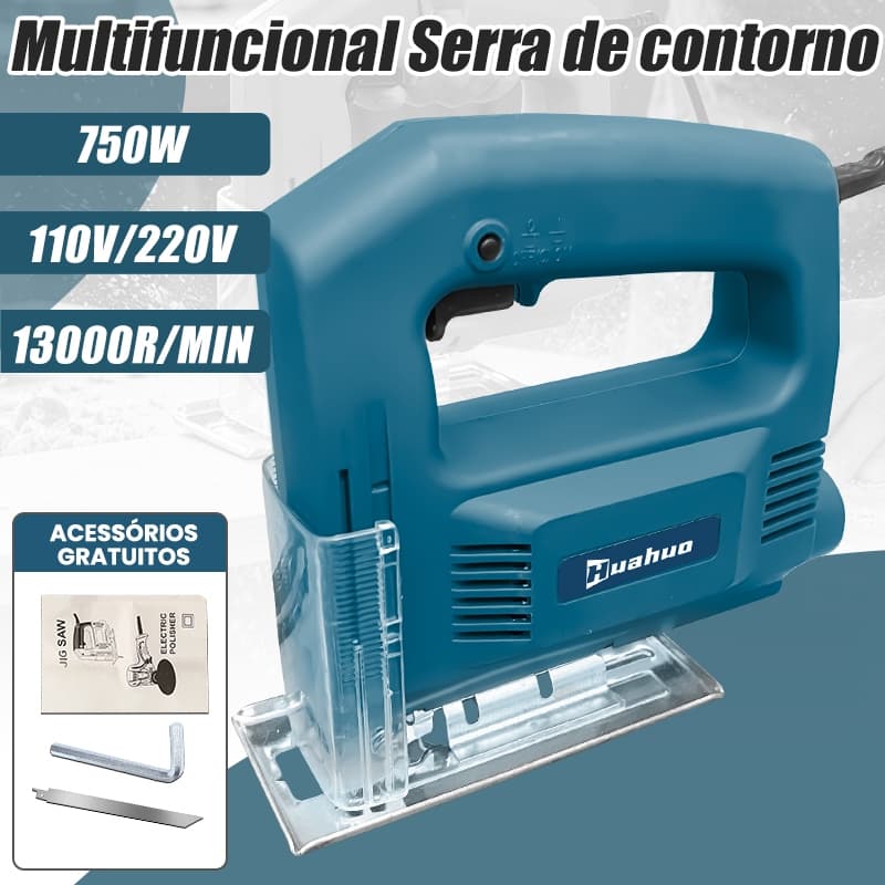 110v/220vSerra Tico Tico 750W Madeira De Alta Potência Gabarito Corte De Compensada Elétrica Modelo De Escultura~