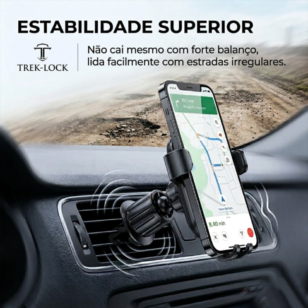 HREBOS x HEYOO Suporte especial de navegação para carro, Sensor de gravidade, bloqueio automático, suporte para telefone