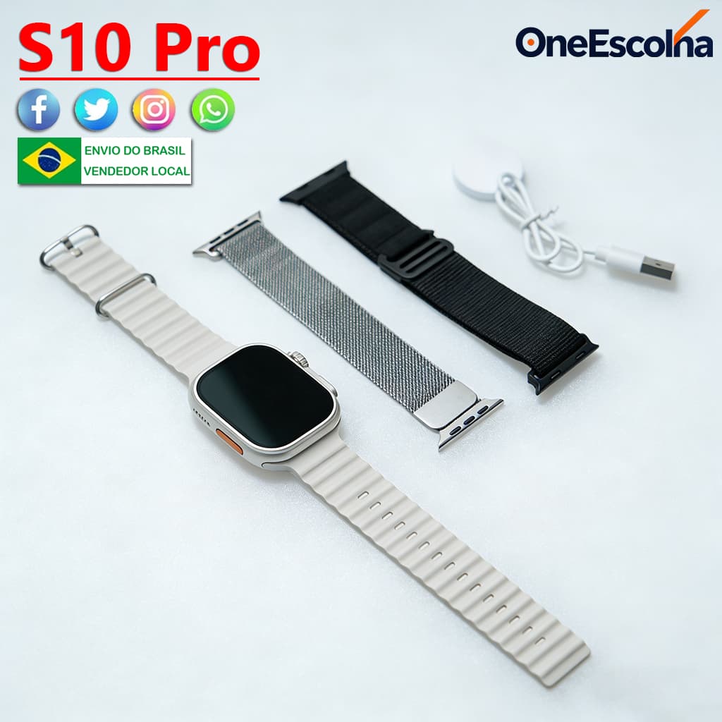 2026 Nova SmartWatch S10 Ultra Max 49MM Chamadas Bluetooth Esportivo Sem Fio À Prova D'água calculadora SP