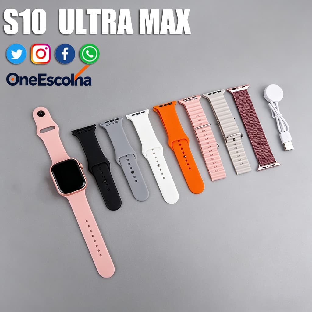 2026 Mini Smartwatch Relógio Inteligente 8 Em 1 Suporta Chamadas Bluetooth Calculadora À Prova D'água Envio de São Paulo