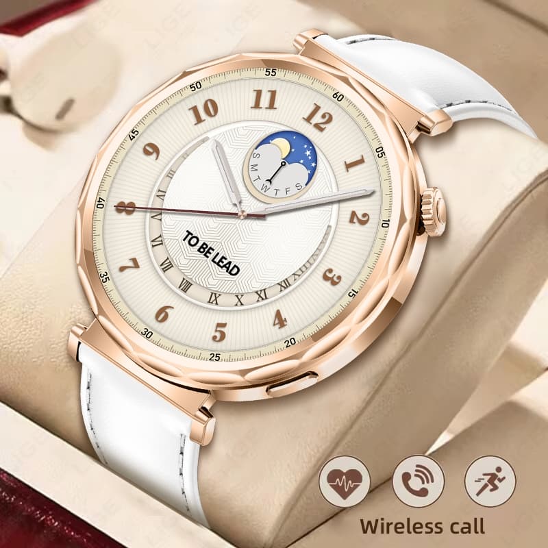 LIGE Smart Watch Mulheres Monitoramento De Saúde Frequência Cardíaca IP68 Smartwatch Relógio Inteligente À Prova D'água 