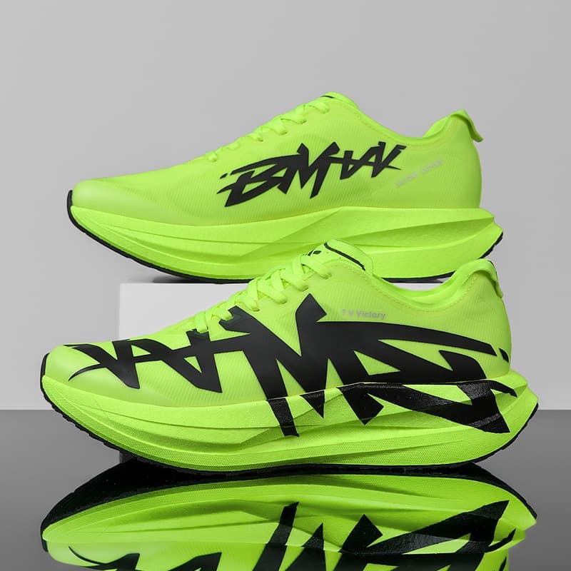 Venda Quente Ultraleve Fibra De Carbono Rebote Sapatos Esportivos Para Maratona Tênis De Corrida