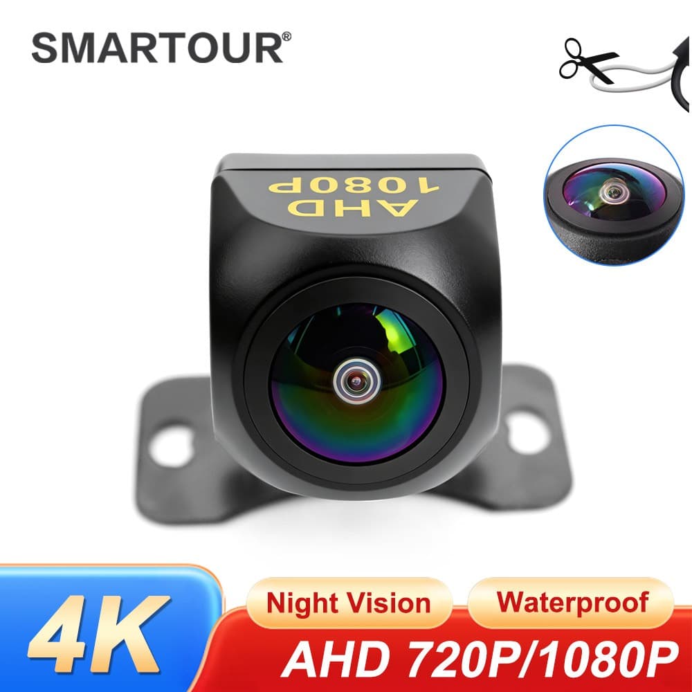 AHD 720P/1080P CCD Vista Traseira Do Carro Estacionamento HD Visão Noturna Positiva À Prova D'água Câmera De Backup Com