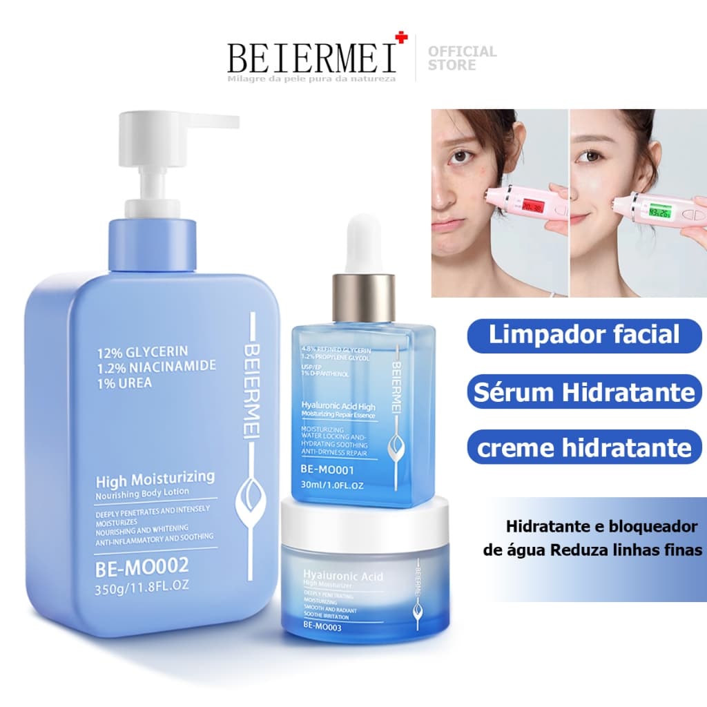 Beiermeri, br hidratante, creme hidratante,Loção corporal Hidrata a pele e alivia linhas finas