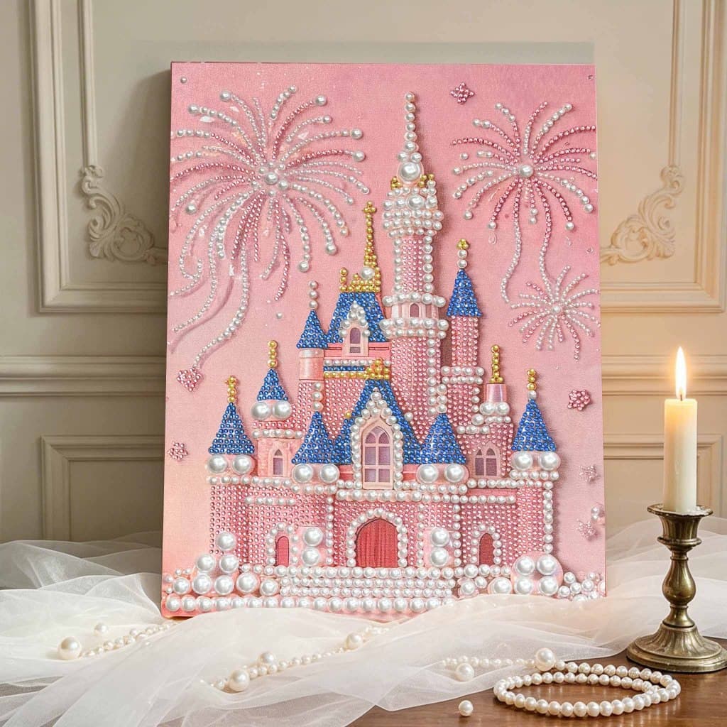 Pintura De Pérola 5D 3040cm Diamante Artesanal Ornamento De Decoração De Casa , Presente De Feriado