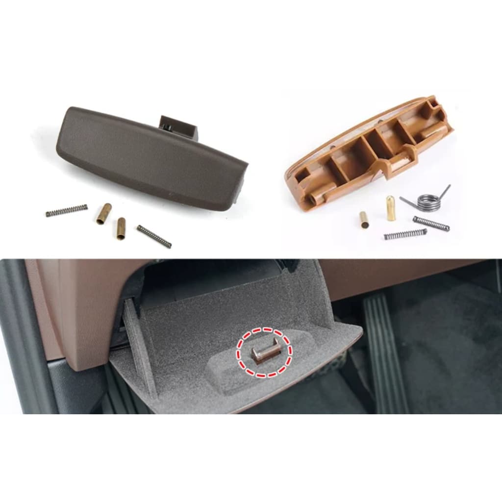 Adequado para BMW série 5 caixa de luvas alça 520 525 530 G30 G38 caixa de ferramentas fivela alça caixa de armazenament