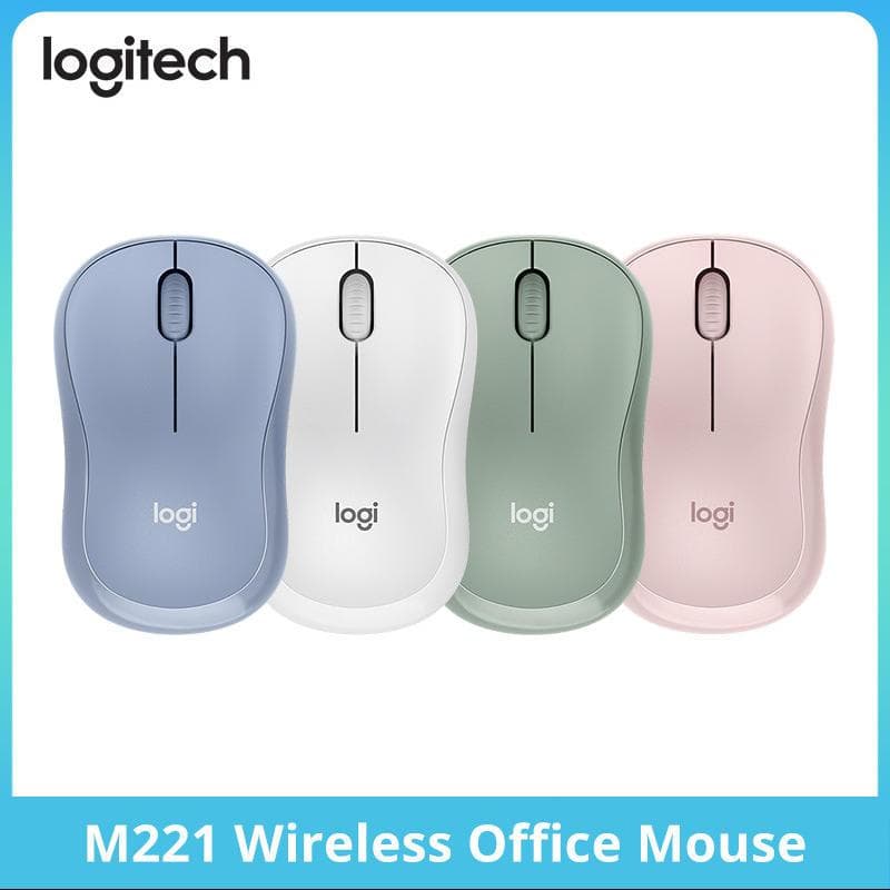 Logitech M221 Silent 2.4ghz Wireless Mouse Mini Computer Mice, Plug-and-Play, Compact and Ergonomic.