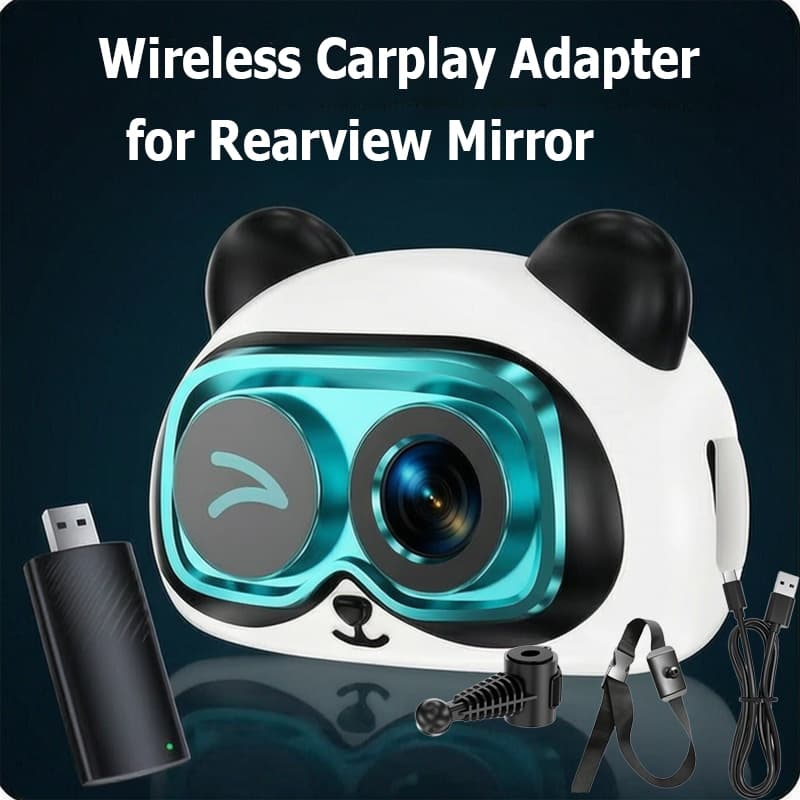Adaptador CarPlay Sem Fio | Câmera Traseira Para Carro , Bebê , Kit De Monitor Animais De Estimação , Plug Play , Conexã