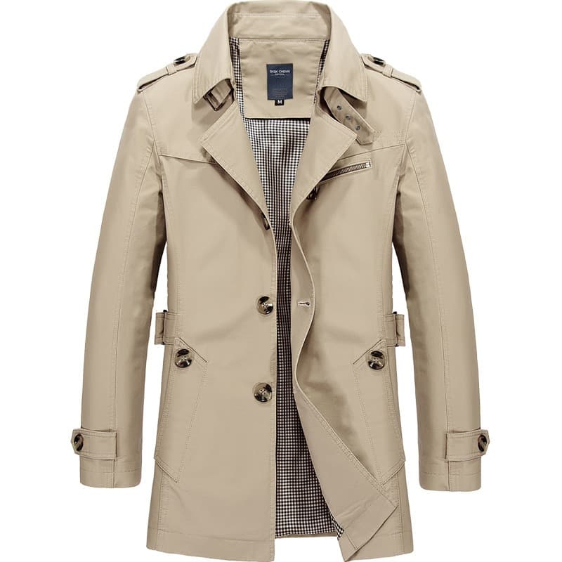Jaqueta masculina Casual jaqueta de trabalho puro algodão blusão 2026 primavera outono novo estilo jaqueta masculina