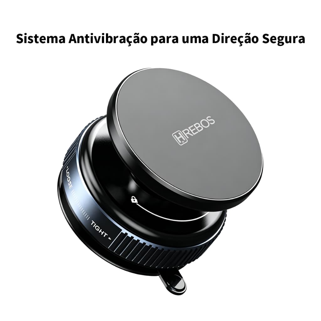 Suporte magnético do carro ventosa rotativa estável Anti-queda fora do quadro de navegação do telefone móvel do carro
