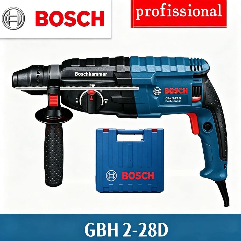 furadeira de impacto martelete elétrico martelete rompedor furadeira parafusadeira Original Bosch 220V/110v GBH2-28D