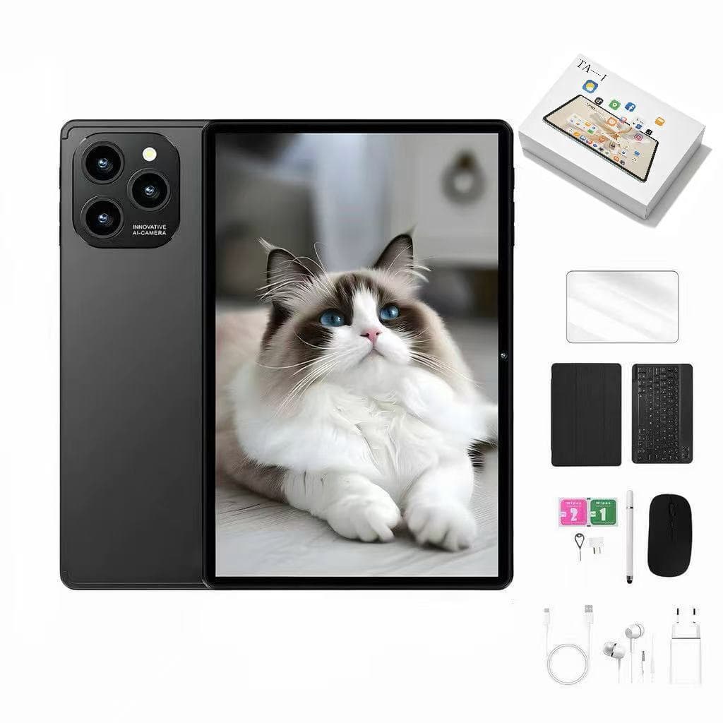 Tablet 15 Pro Max 10.1 6GB+128GB Android WiFi Teclado Mouse Caneta Bluetooth Capa FHD IPS LOJA