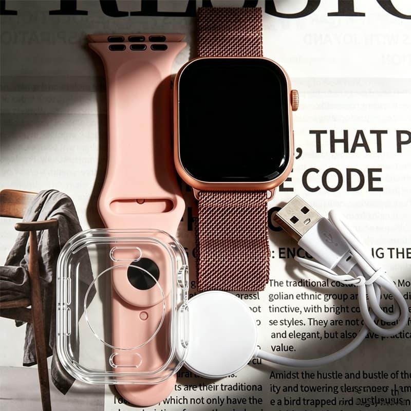 Smart Watch Conjunto De Presente De Chamada de voz relógio masculino 3 Em 1 Aniversário Para Natal relógio feminino