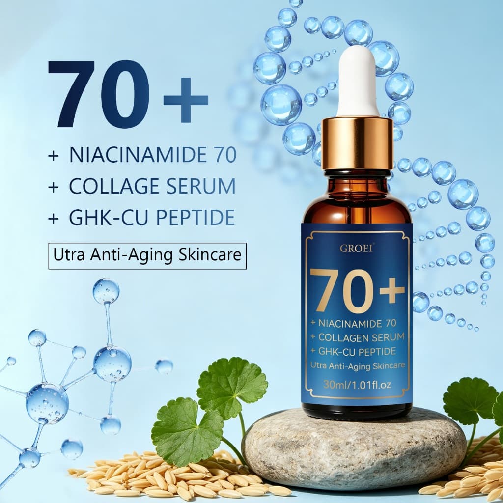 Sérum Anti-idade Hidratante Profundo | Reafirmante Anti-rugas Calmante Suave Todos os Tipos de Pele