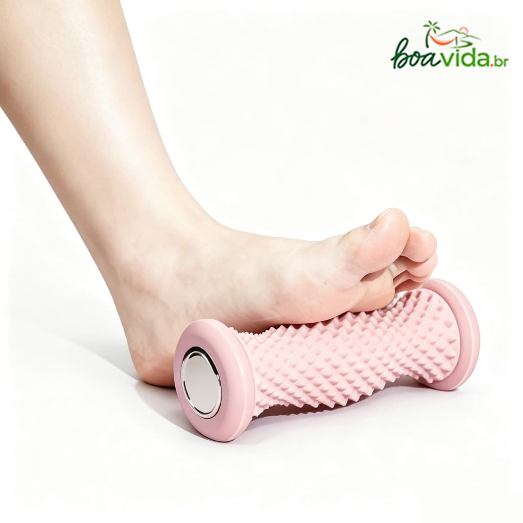 Massagem Massageador De Pés,Cuidados De Relaxamento Muscular,Manual De Plást - Rosa