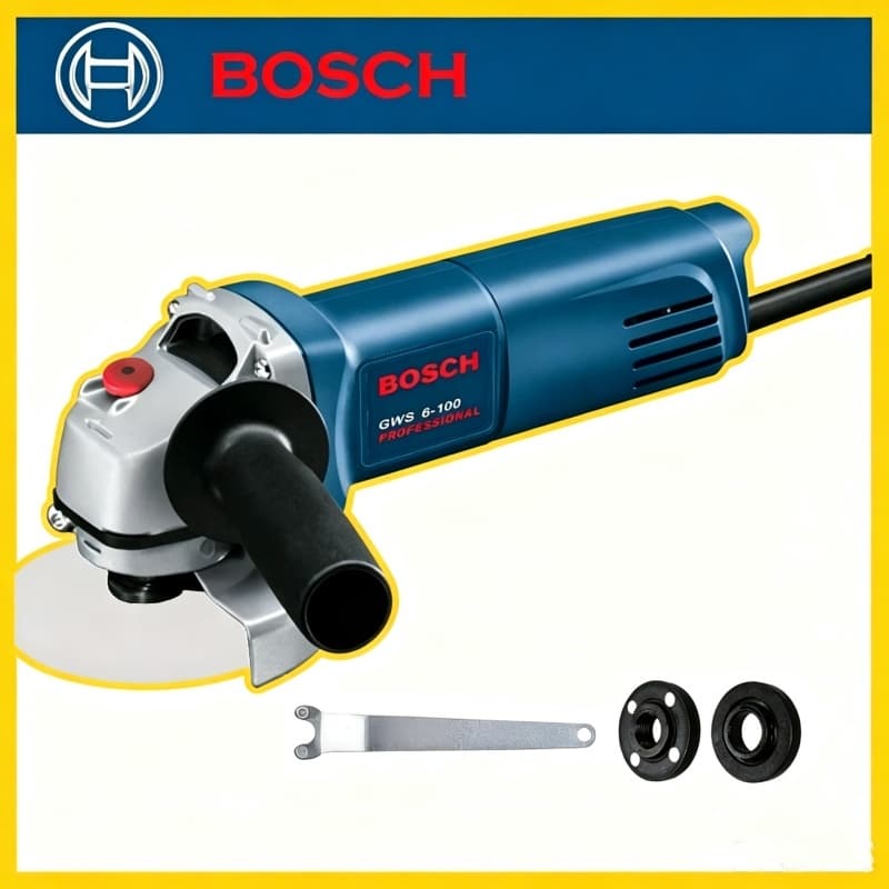 Esmerilhadeira Angular Bosch GWS 6-100 1000W 11000 RPM Profissional para Corte e Lixamento
