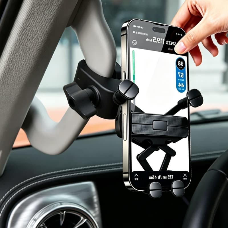 Suporte magnético para telefone de carro para GWM Tank 300/400/500, fixação no pilar A, suporte por gravidade