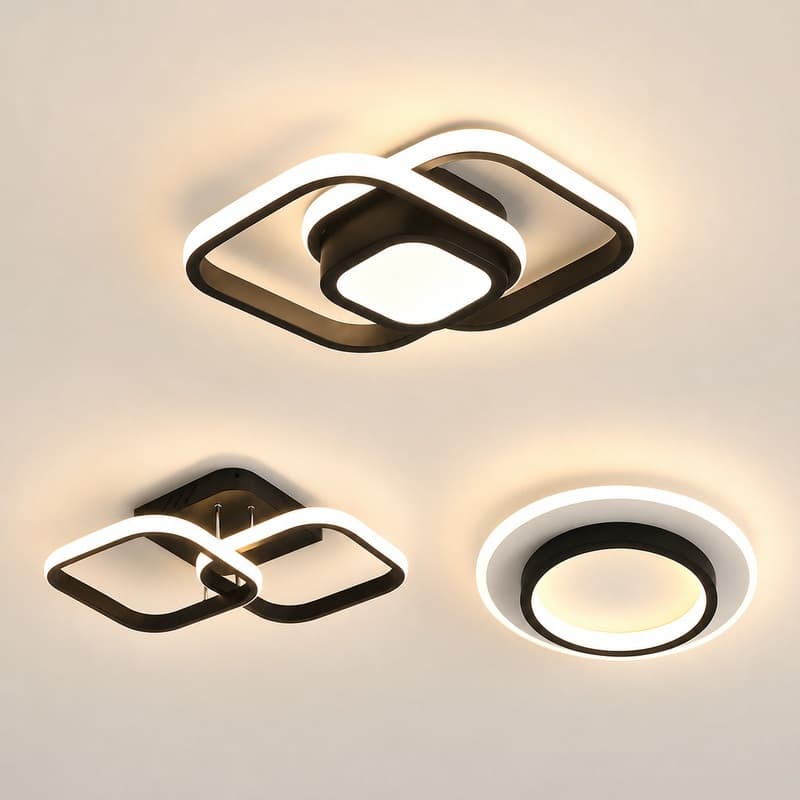 3 Cores 110V-220V Luminária De Teto Plafon LED Para Sala Quarto Corredor Luminárias Minimalismo Moderno