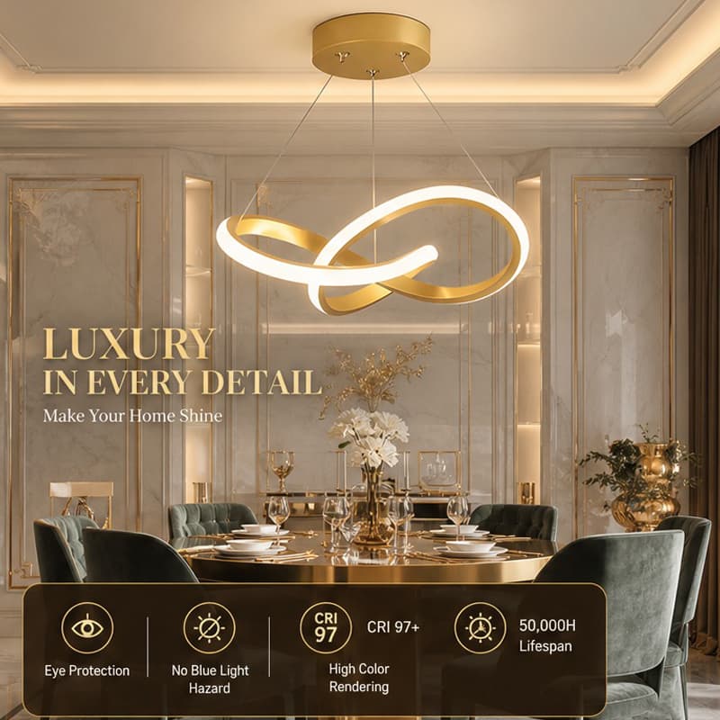 Luminária de Teto Pendente LED Moderna Simples Lustre Bivolt 110V-220V Ideal para Corredor Sala e Quarto