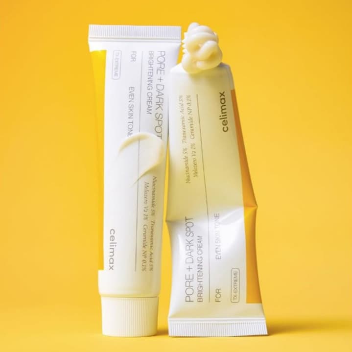 Creme Facial CELIMAX Brightening 35ml | Reduz Manchas e Poros Anti-idade Coreano