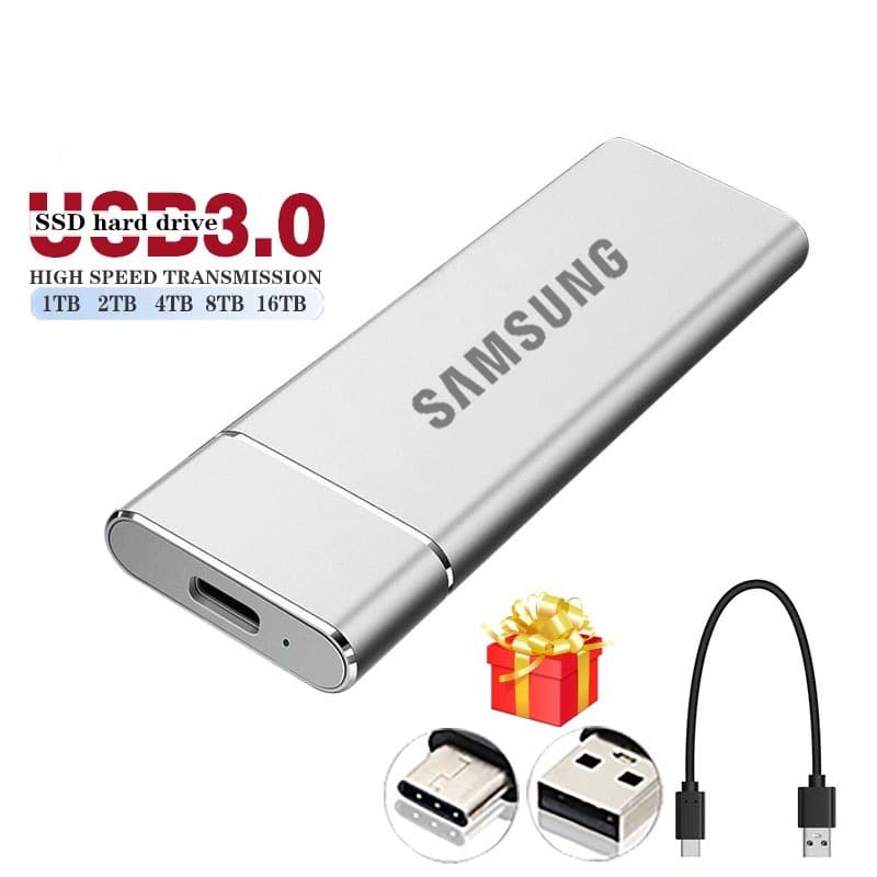 SSD SAMSUNG 1 Tb 4 8 16 30 60 128 USB3.1 Disco Rígido Externo Portátil
