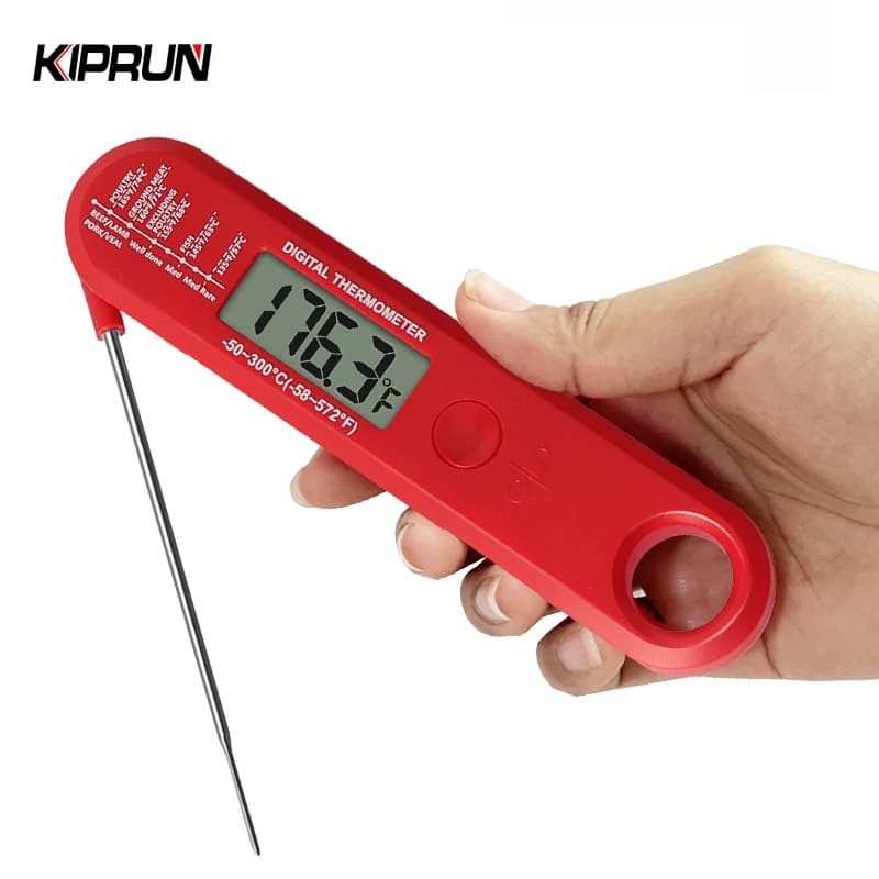 Termômetro Digital Para Alimentos KIPRUN , De Leitura Instantânea Com Sonda Dobrável ,-50 ° C A 300 Cozinha De Carne , G