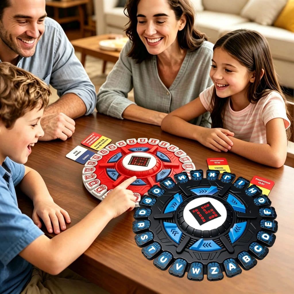 Jogo Stop Em portuguesa de Tabuleiro com tempo Eletrônico Educativo Tapalavras 144 Categorias para Familia