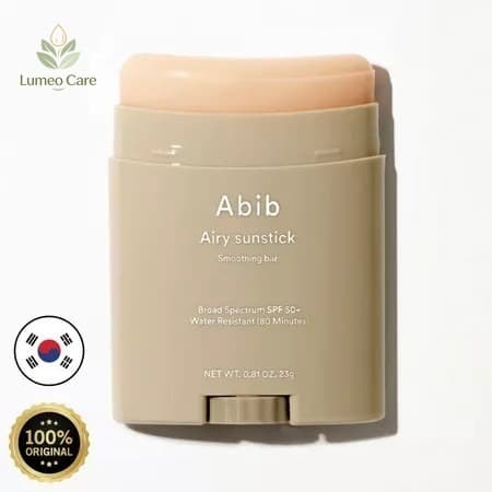 Abib Bastão Protetor Solar Airy Sunstick SPF50+ Toque Seco Proteção Alta 23g