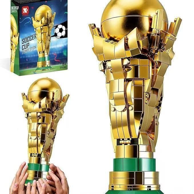 2000 peças de blocos de montar LEGO 43020 Taça Hércules Troféu de Futebol Brinquedo para adultos e meninos Presente de m