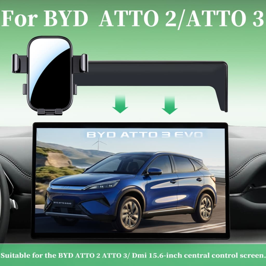 Adequado para suporte de telefone móvel Biadi ATTO 2/ATTO 3, suporte de painel ajustável, adequado para modelos de carro