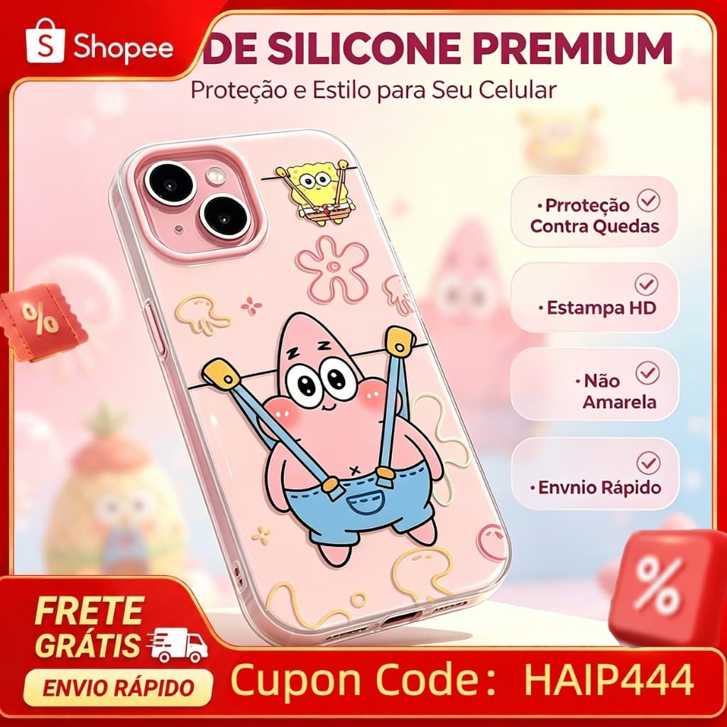 Capinha De Celular Capa Capinha Para iPhone 17 16 15 14 13 12 11 XR Pro Max Plus Normal Anti Queda Silicone