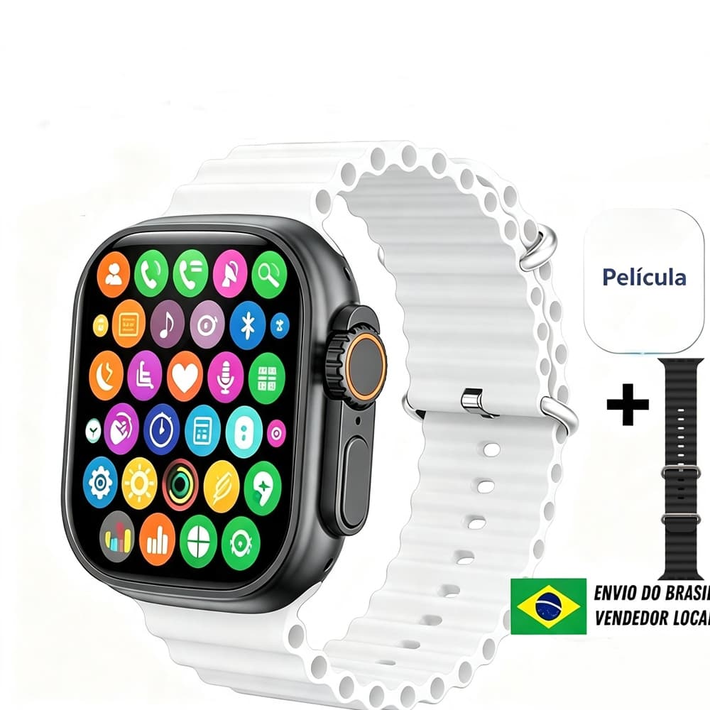 Smartwatch 9 Ultra Smart Watch Series Calculadora de frequência cardíaca Monitoramento de frequência cardíaca Relógio in