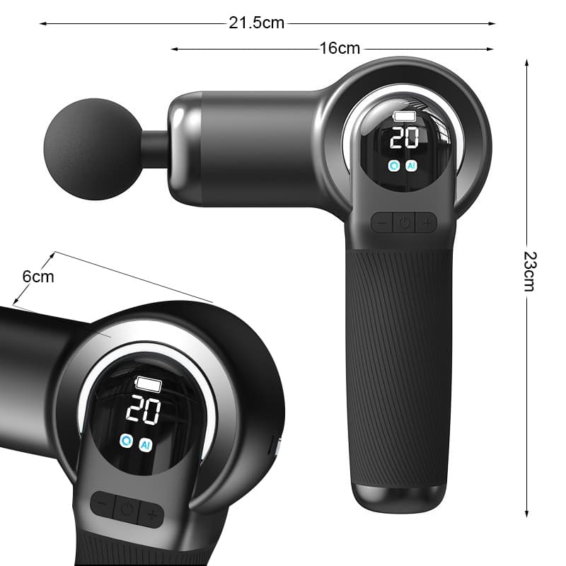 Portátil mini massageador relaxamento muscular fáscia arma doméstico relaxar muscular esportes pescoço máscara arma impa