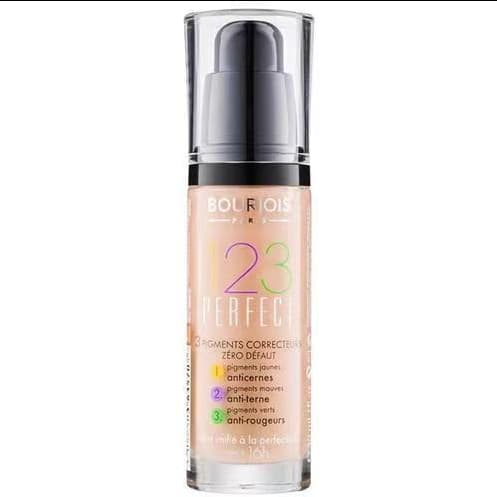Francês Bourjois Bourjois Miao Paris/16H, base líquida reparadora Tricolor/base de maquiagem clássica/corretivo à prova 