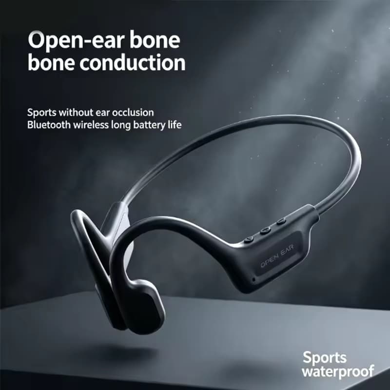 Fone De Ouvido De Condução Óssea G1 16 Horas De Reprodução IPX7 À Prova D'água Bluetooth6.0 Fones Campo De Som Espacial 