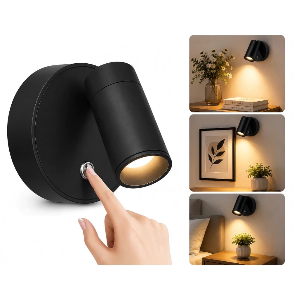Luminária LED Magnética Recarregável – Iluminação Flexível e Prática