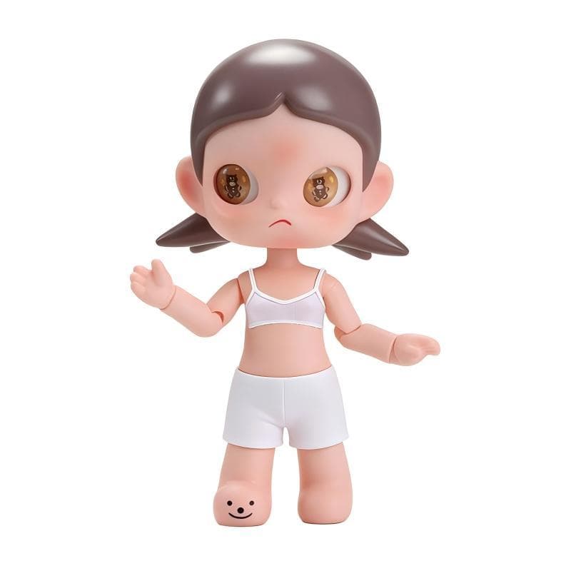 Boneca de 20 cm Articulada Móvel, Corpo e Cabeça para Boneca, Presente de Aniversário, Brinquedo DIY, sem Roupas