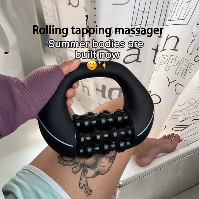 Anel De Massagem Rolante , Rolo De Relaxamento Muscular De Corpo Inteiro , Massageador De Fáscia silicone Para Pernas