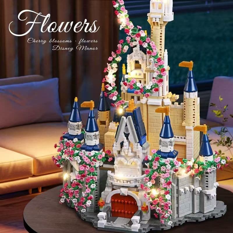 3000 Peças Bloco de Montar Castelo das princesas da disney Craft Brinquedo educativos presente Compatível com lego