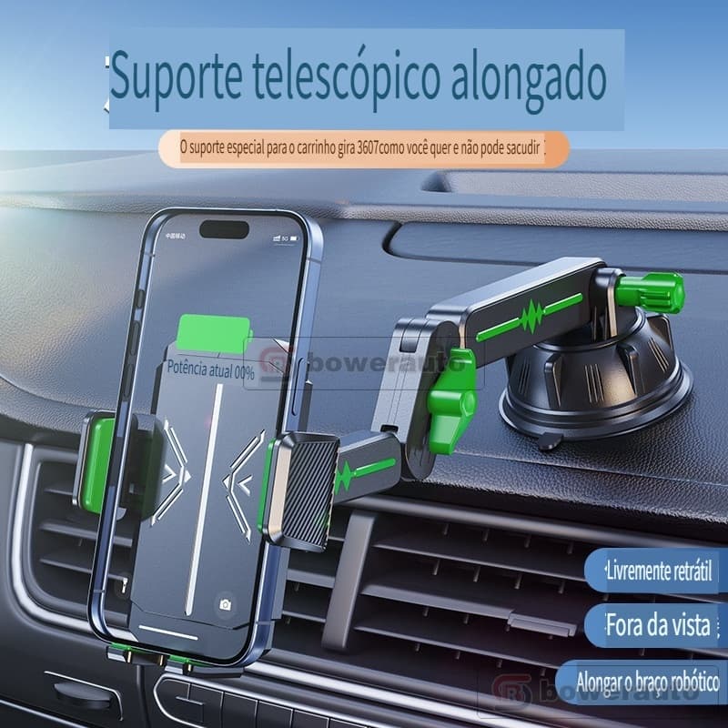 Suporte de celular para carro com braço longo para caminhão SUV parabrisa e painel com ventosa 006