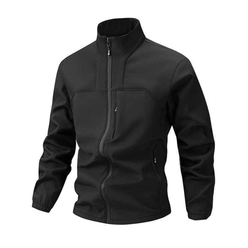 Jaqueta masculina ao ar livre gola alta jaqueta à prova de vento respirável Street Wear jaqueta esportiva Casual