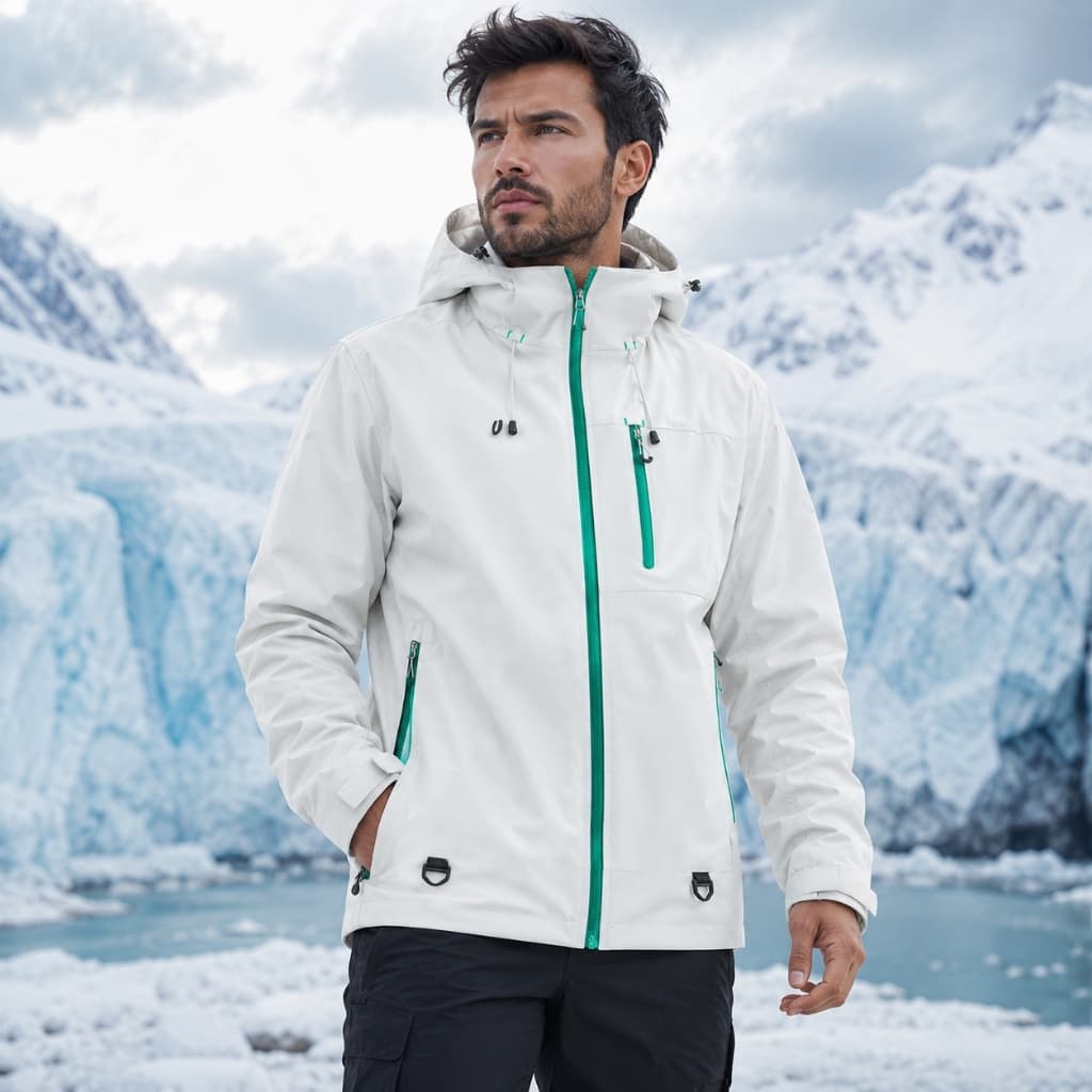 Jaqueta Masculina de Frio Impermeável com Capuz Corta Vento Casual Esportiva Inverno
