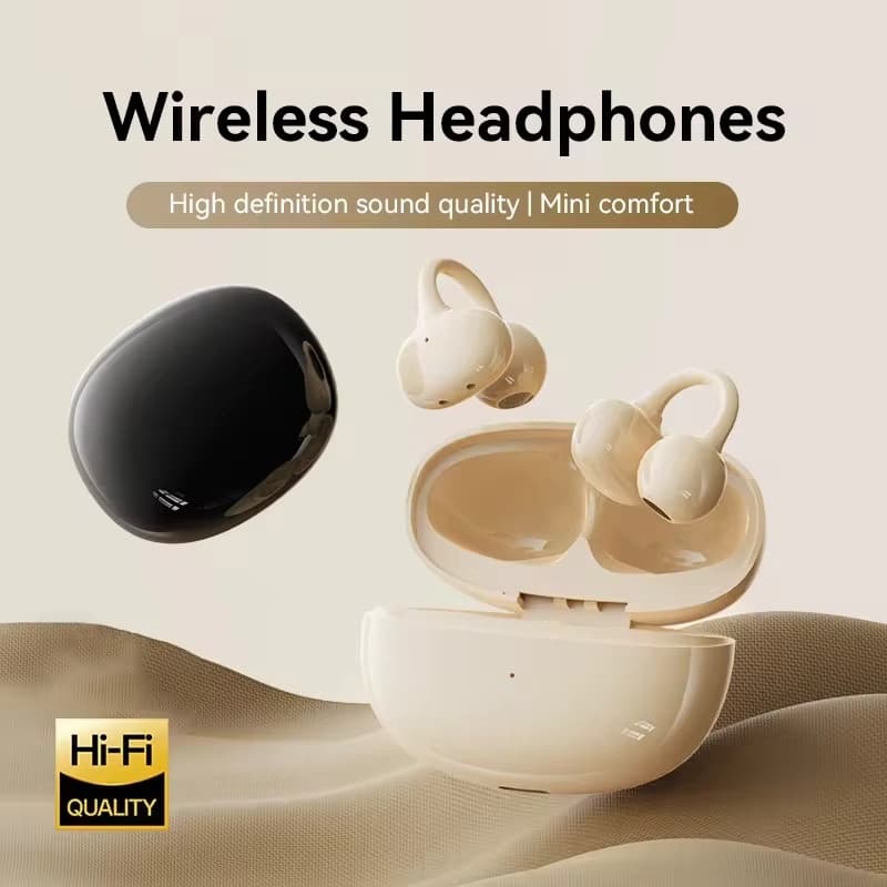 Earclip Bluetooth Fones De Ouvido Sem Fio Fone Esportes Correr Longa Vida Útil Da Bateria Toque Inteligente Jogo Com Mic